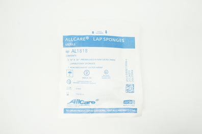 AllCare AL1818 Laparotomy Sponges  18 inch  x 18 inch - Pack of 5